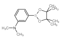 3-(N,N-二甲氨基)苯硼酸频那醇酯结构式