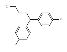 1,1'-(4-chlorobutylidene)bis[4-fluorobenzene] Structure