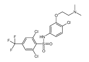 SB 611812,尾加压素-II(UT)拮抗剂结构式