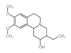 2H-Benzo[a]quinolizin-2-ol, 3-ethyl-1,3,4,6,7,11b-hexahydro-9,10-dimethoxy-结构式