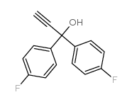 1,1-二(4-氟苯基)-2-1-丙醇结构式