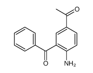 1-(4-amino-3-benzoylphenyl)ethanone Structure