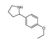 2-(4-乙氧基苯基)吡咯烷结构式