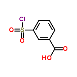 3-chlorosulfonylbenzoic acid structure