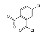 5-氯-2-硝基苯甲酰氯结构式