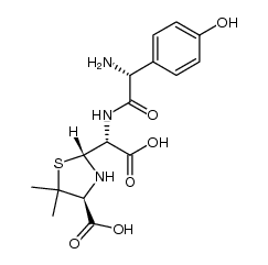 the pennicilloic acid of amoxycillin Structure