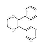 2,3-diphenyl-5,6-dihydro-1,4-dioxine结构式