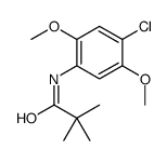 N-(4-chloro-2,5-dimethoxyphenyl)-2,2-dimethylpropanamide Structure