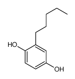 2-pentylbenzene-1,4-diol Structure