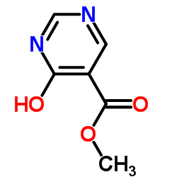 4-羟基-5-嘧啶甲酸甲酯结构式