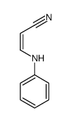 3-anilinoprop-2-enenitrile结构式