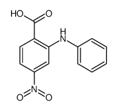 2-anilino-4-nitrobenzoic acid Structure