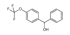 phenyl(4-(trifluoromethoxy)phenyl)methanol结构式