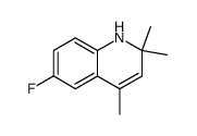 6-氟-2,2,4-三甲基-1,2-二氢喹啉结构式