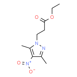 3-(3,5-DIMETHYL-4-NITRO-PYRAZOL-1-YL)-PROPIONIC ACID ETHYL ESTER Structure