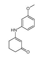 3-(3-methoxyphenylamino)cyclohex-2-en-1-one Structure