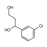 1-(3-chlorophenyl)propane-1,3-diol结构式
