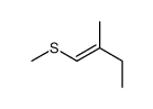 2-methyl-1-methylsulfanylbut-1-ene Structure