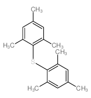 1,3,5-trimethyl-2-(2,4,6-trimethylphenyl)sulfanyl-benzene结构式
