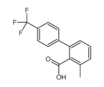 2-methyl-6-[4-(trifluoromethyl)phenyl]benzoic acid结构式