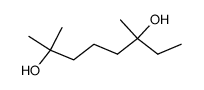 2,6-dimethyloctane-2,6-diol Structure