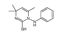 3-anilino-4,6,6-trimethyl-1H-pyrimidine-2-thione结构式