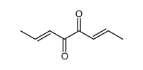 (2E,6E)-octa-2,6-diene-4,5-dione Structure