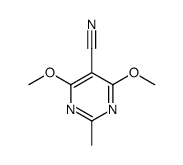 5-Pyrimidinecarbonitrile, 4,6-dimethoxy-2-methyl- (7CI,8CI,9CI) picture