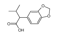3,4-Methylenedioxy-α-iso-propyl-phenylacetic acid Structure