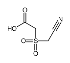 2-(cyanomethylsulfonyl)acetic acid结构式