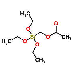 Acetoxymethyltriethoxysilane Structure