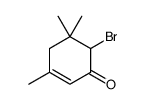 6-bromo-3,5,5-trimethylcyclohex-2-en-1-one Structure
