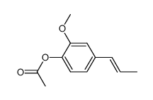 1-乙酰氧基-2-甲氧基-4-[(E)-1-丙烯基]苯图片