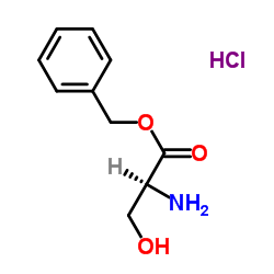 L-丝氨酸苄酯盐酸盐结构式