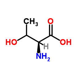 (2S)-threonine structure