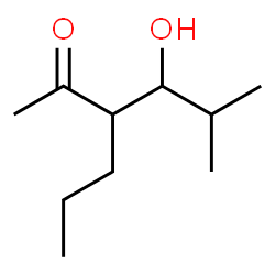 2-Hexanone, 4-hydroxy-5-methyl-3-propyl-结构式