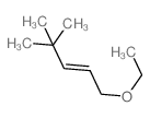 (E)-1-ethoxy-4,4-dimethylpent-2-ene Structure