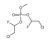 bis(2-chloro-1-fluoroethyl) methyl phosphate Structure