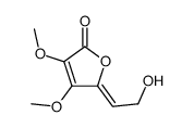 5-(2-hydroxyethylidene)-3,4-dimethoxyfuran-2-one结构式