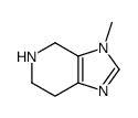 4,5,6,7-tetrahydro-3-methyl-3H-Imidazo[4,5-c]pyridine Structure