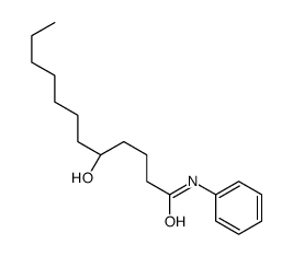 (S)-5-Hydroxy-N-phenyldodecanamide structure