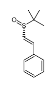 2-[(S)-tert-butylsulfinyl]ethenylbenzene Structure