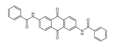 N,N'-(9,10-dihydro-9,10-dioxoanthracene-2,6-diyl)bisbenzamide结构式