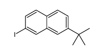 2-tert-butyl-7-iodonaphthalene结构式