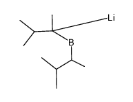 lithium bis(3-methyl-2-butyl)borohydride Structure