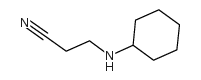 3-(Cyclohexylamino)propanenitrile structure