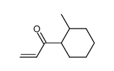 1-[2-Methyl-cyclohexyl]-prop-2-en-1-on Structure