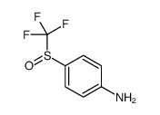 4-(trifluoromethylsulfinyl)aniline结构式
