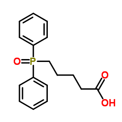 5-(Diphenylphosphoryl)pentanoic acid Structure