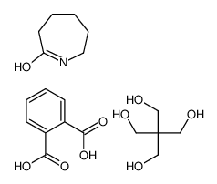 azepan-2-one,2,2-bis(hydroxymethyl)propane-1,3-diol,phthalic acid结构式